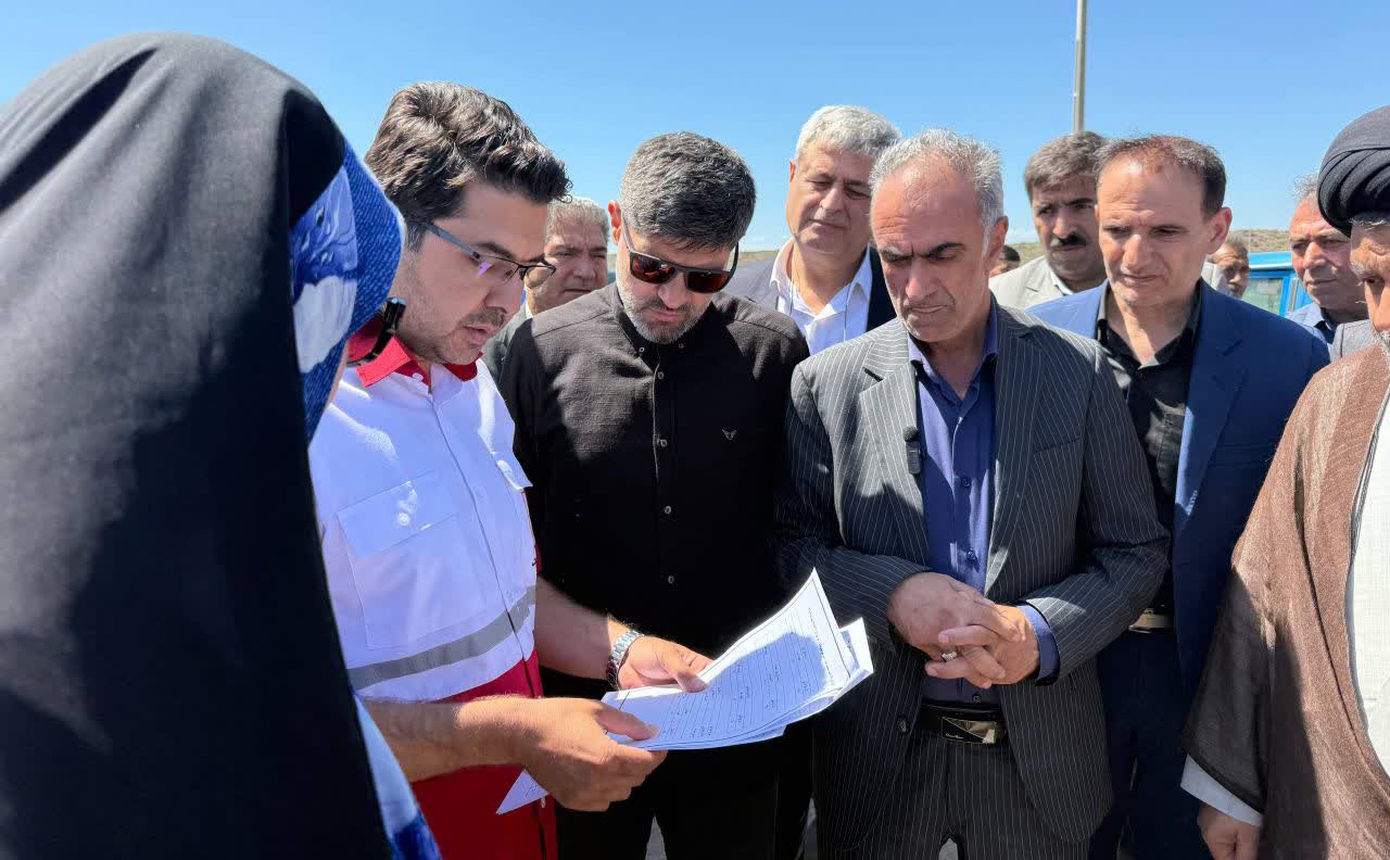 بازدید میدانی معاون استاندار آذربایجانغربی از مناطق سیلزده بورالان ماکو + تصاویر