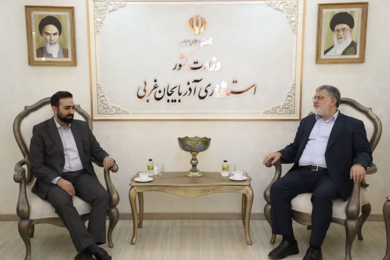 دیدار معاون امور جوانان وزارت ورزش و جوانان و دبیر شورای عالی جوانان کشور با استاندار آذربایجانغربی + تصاویر