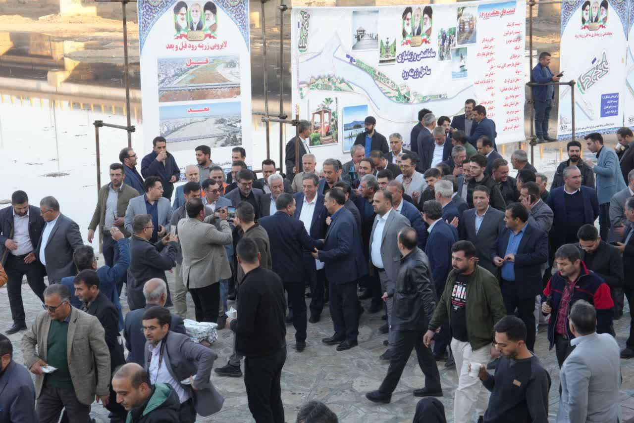 بازدید استاندار آذربایجانغربی از پروژه ساماندهی و زیباسازی ساحل زرینهرود + تصاویر