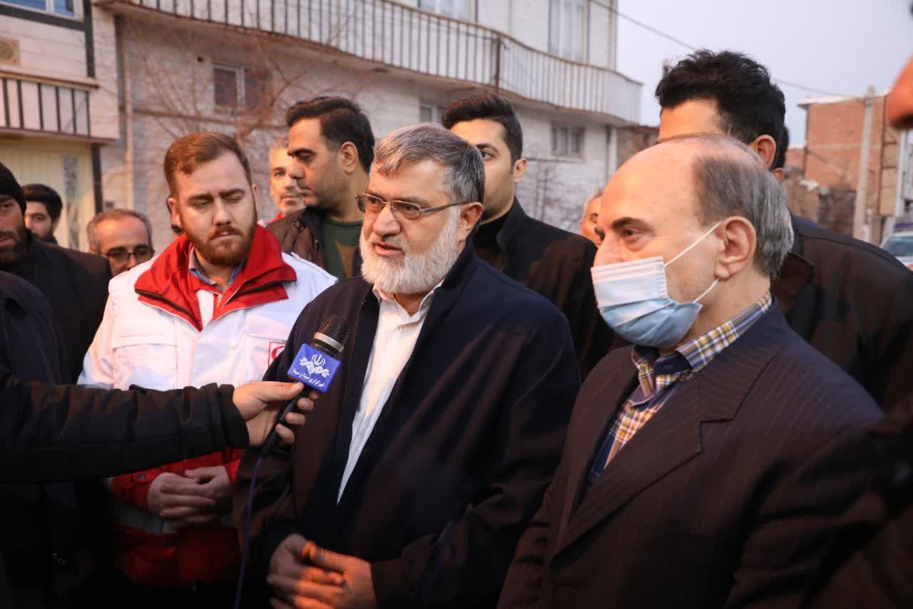 آلبوم تصویری / بازدید استاندار آذربایجانغربی و رئیس سازمان مدیریت بحران کشور از مناطق زلزله زده شهرستان خوی