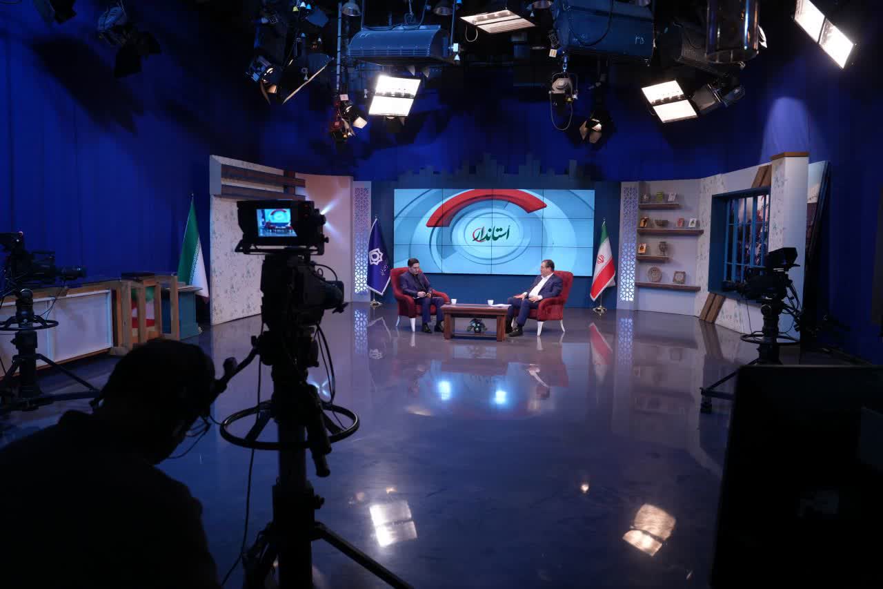 حضور استاندار آذربایجانغربی در برنامه تلویزیونی "استاندار" + تصاویر