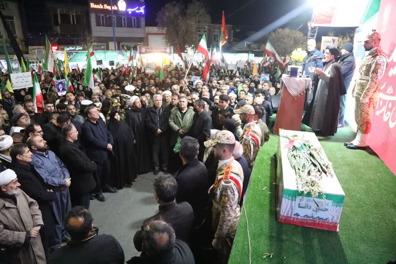 برگزاری مراسم مردمی چهلم رهبر شهید انقلاب در ارومیه + تصاویر