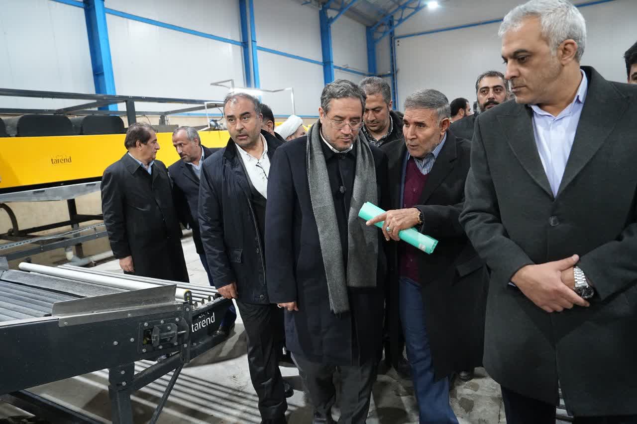 افتتاح واحد سورتینگ و بسته‌بندی میوه 20 هزار تنی در شاهین‌دژ + تصاویر