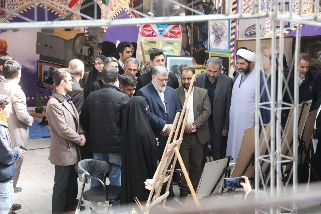 آلبوم تصویری / افتتاح نمایشگاه دستاوردهای کانون های مساجد آذربایجانغربی