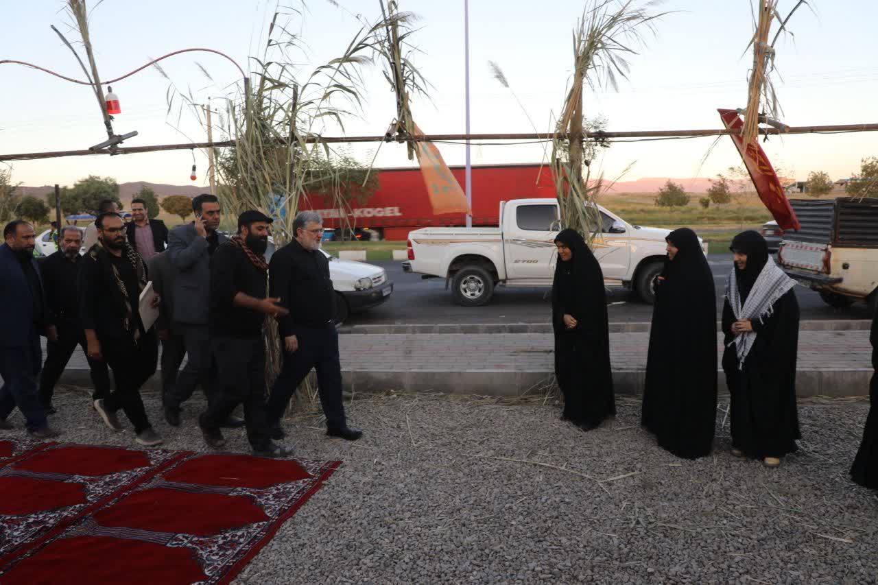 آلبوم تصویری / بازدید استاندار آذربایجانغربی از موکبهای مردمی شهرستان خوی
