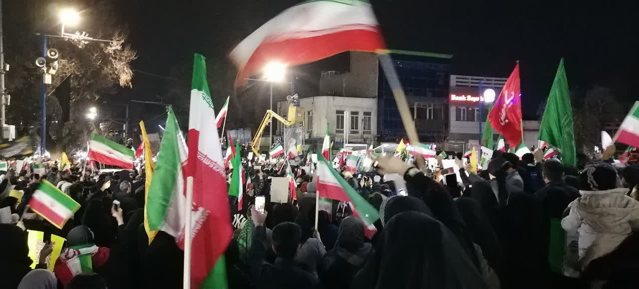 برگزاری آیین شهادت حضرت امام خامنه‌ای در ارومیه + تصاویر