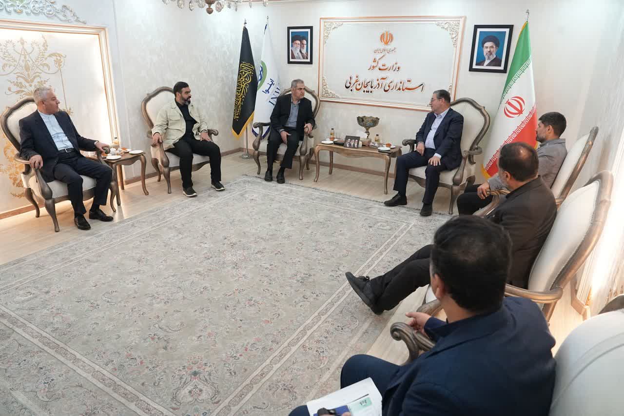دیدار معاون وزیر راه و شهرسازی با استاندار آذربایجانغربی + تصاویر