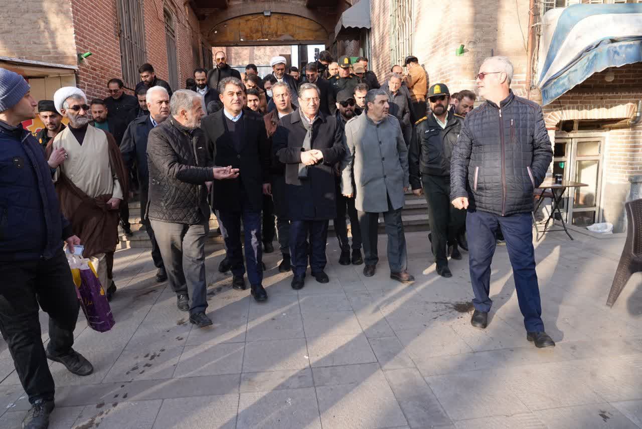 بازدید استاندار آذربایجان‌غربی از اماکن تاریخی شهر خوی + تصاویر