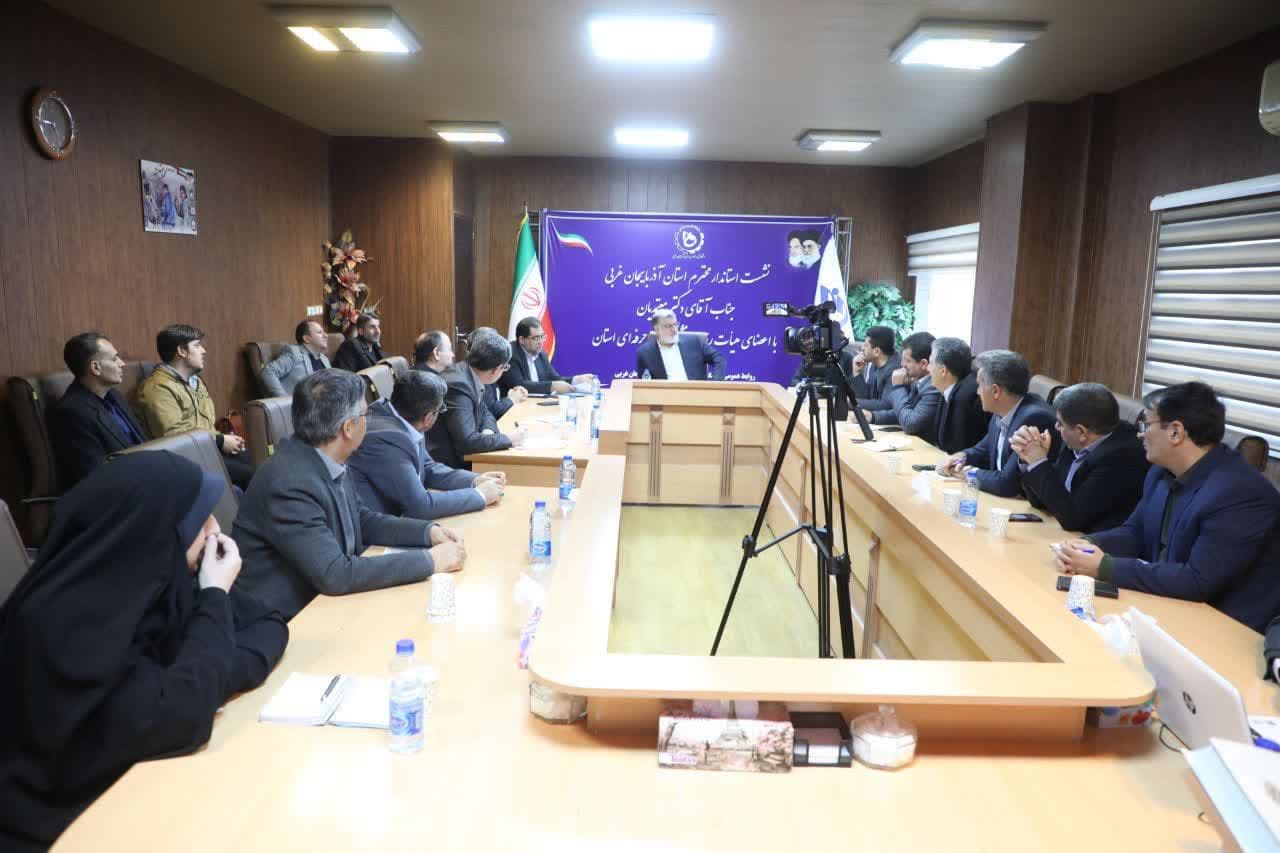 برگزاری نشست مشترک استاندار آذربایجانغربی با اعضای هیأترئیسه دانشگاه فنی و حرفهای استان + تصاویر