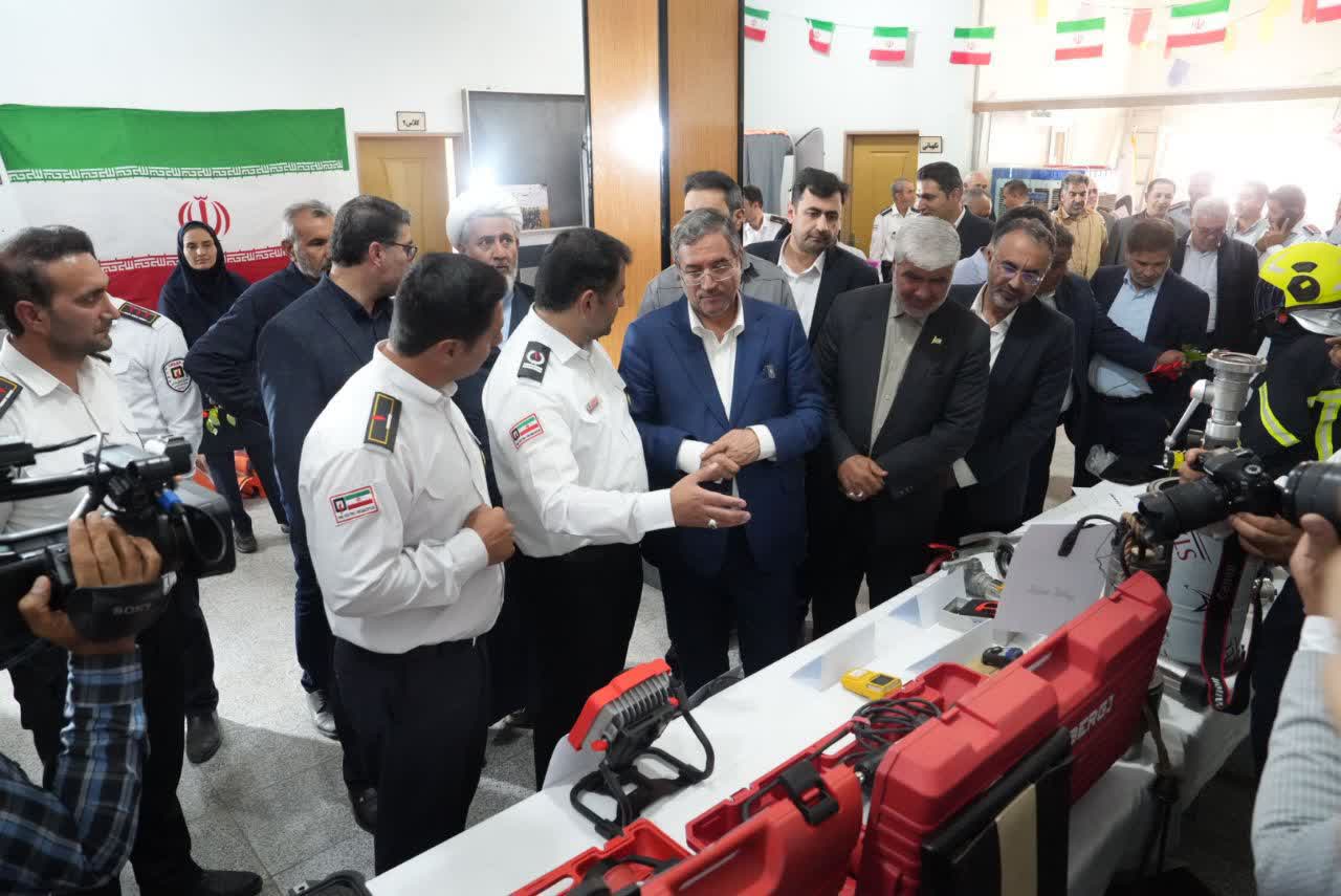 برگزاری آیین کلنگزنی ایستگاه آتشنشانی البرز در ارومیه + تصاویر