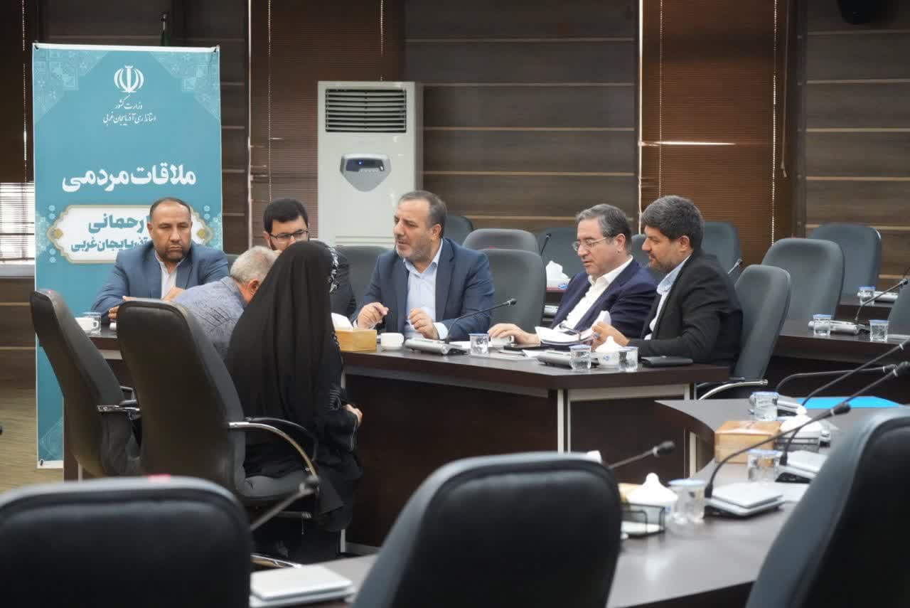 برگزاری ملاقات مردمی استاندار آذربایجانغربی + تصاویر