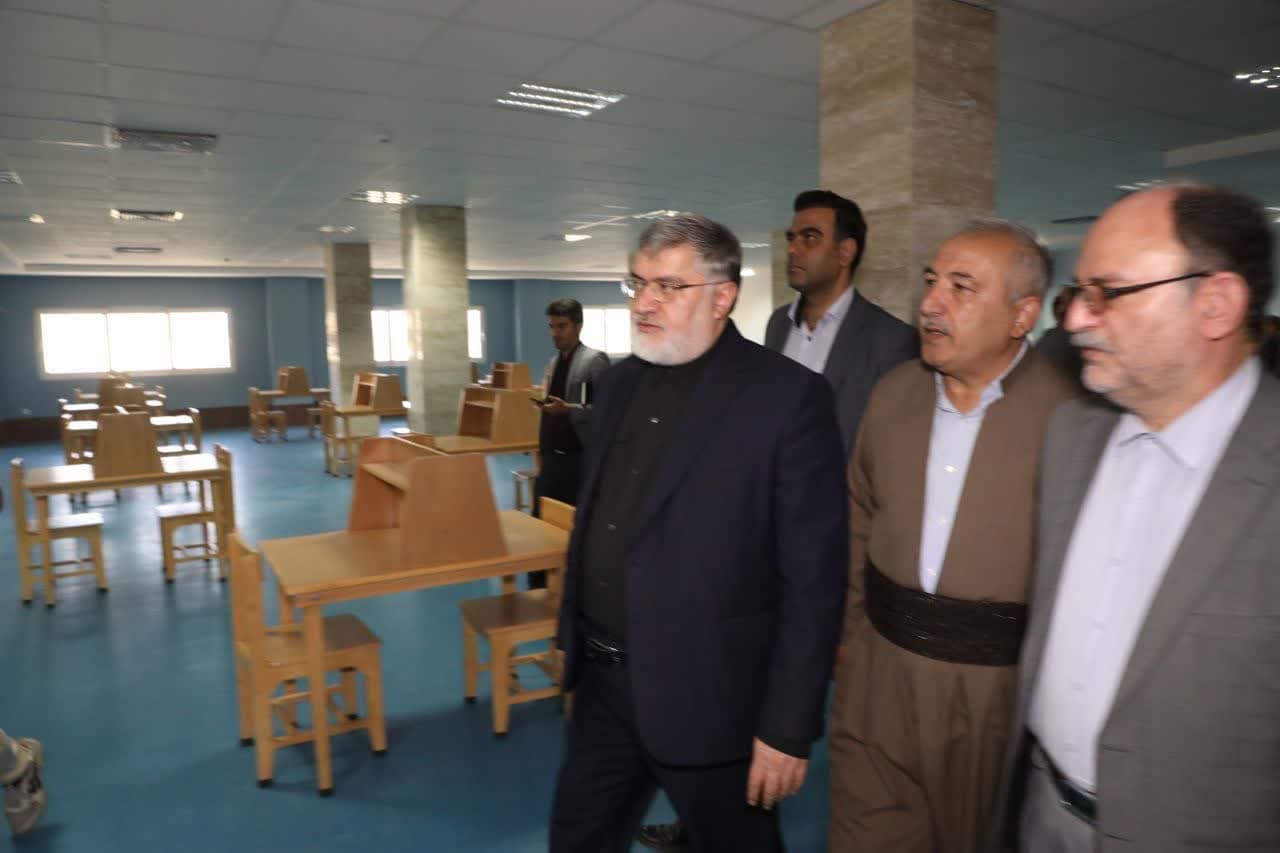 افتتاح ساختمان دانشکده علوم پزشکی مهاباد + تصاویر
