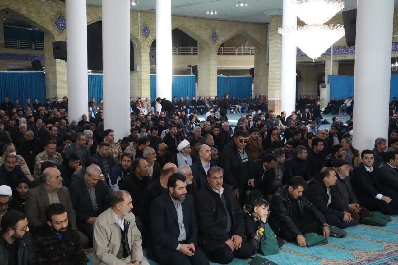 حضور استاندار آذربایجانغربی در آیین گرامیداشت عروج ملکوتی چهار نفر از مجاهدان فی سبیلالله + تصاویر