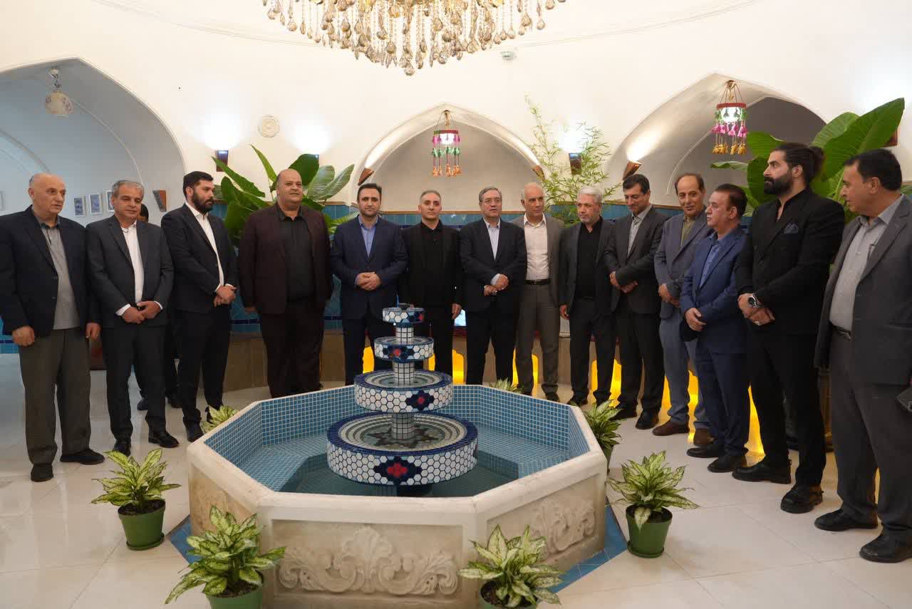 افتتاح سفرهخانه سنتی حمام آخوند در ارومیه + تصاویر