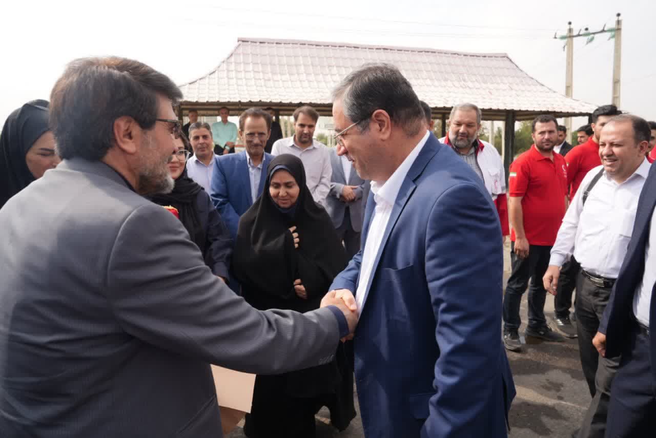 آغاز سفر استاندار آذربایجانغربی به شهرستان میاندوآب + تصاویر