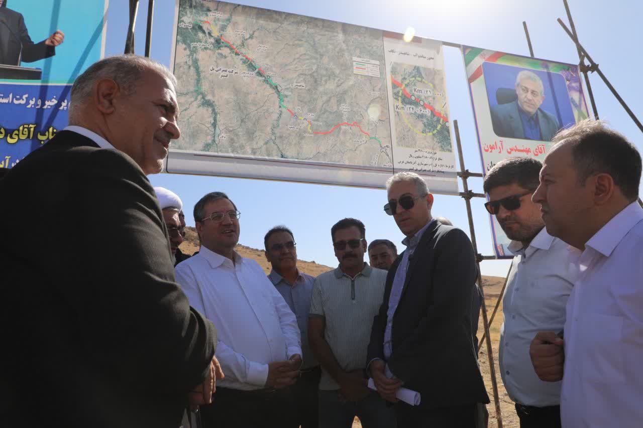 آغاز عملیات اجرایی قطعهای دیگر از توسعه محور میاندوآب به شاهیندژ + تصاویر