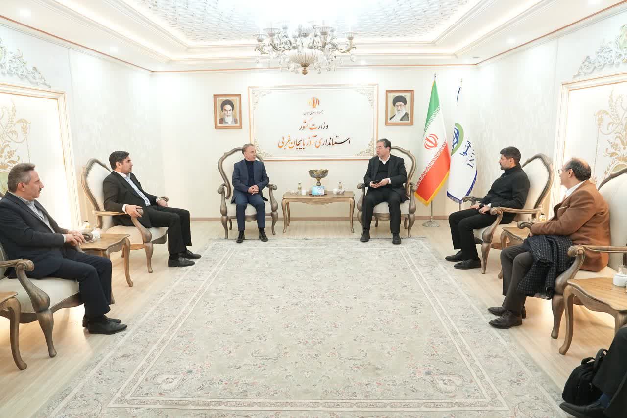 دیدار معاونین وزیر ارتباطات و فناوری اطلاعات با استاندار آذربایجان‌غربی + تصاویر