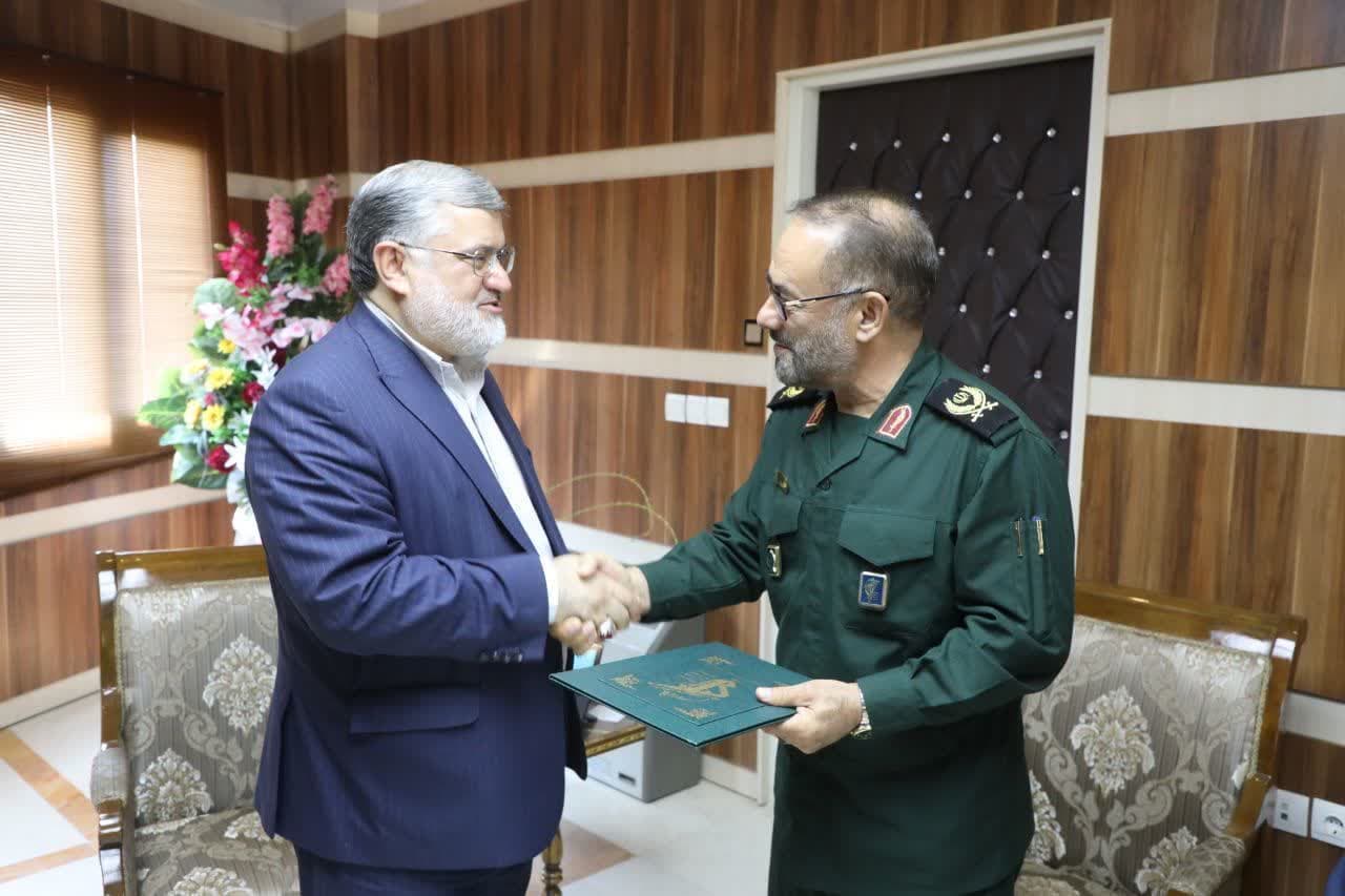 دیدار فرماندهان ارشد سپاه پاسداران انقلاب اسلامی استان با استاندار آذربایجانغربی + تصاویر