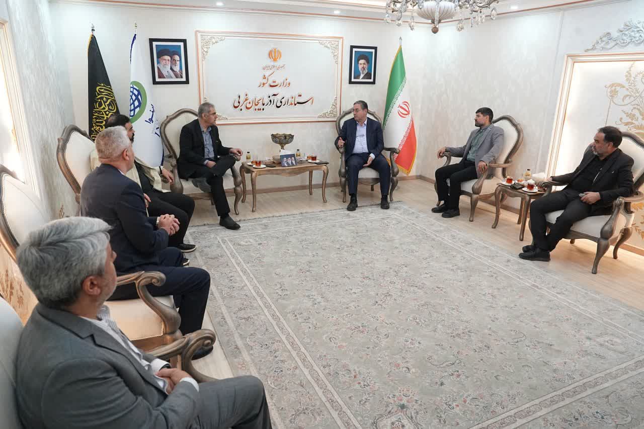 دیدار معاون وزیر راه و شهرسازی با استاندار آذربایجانغربی + تصاویر