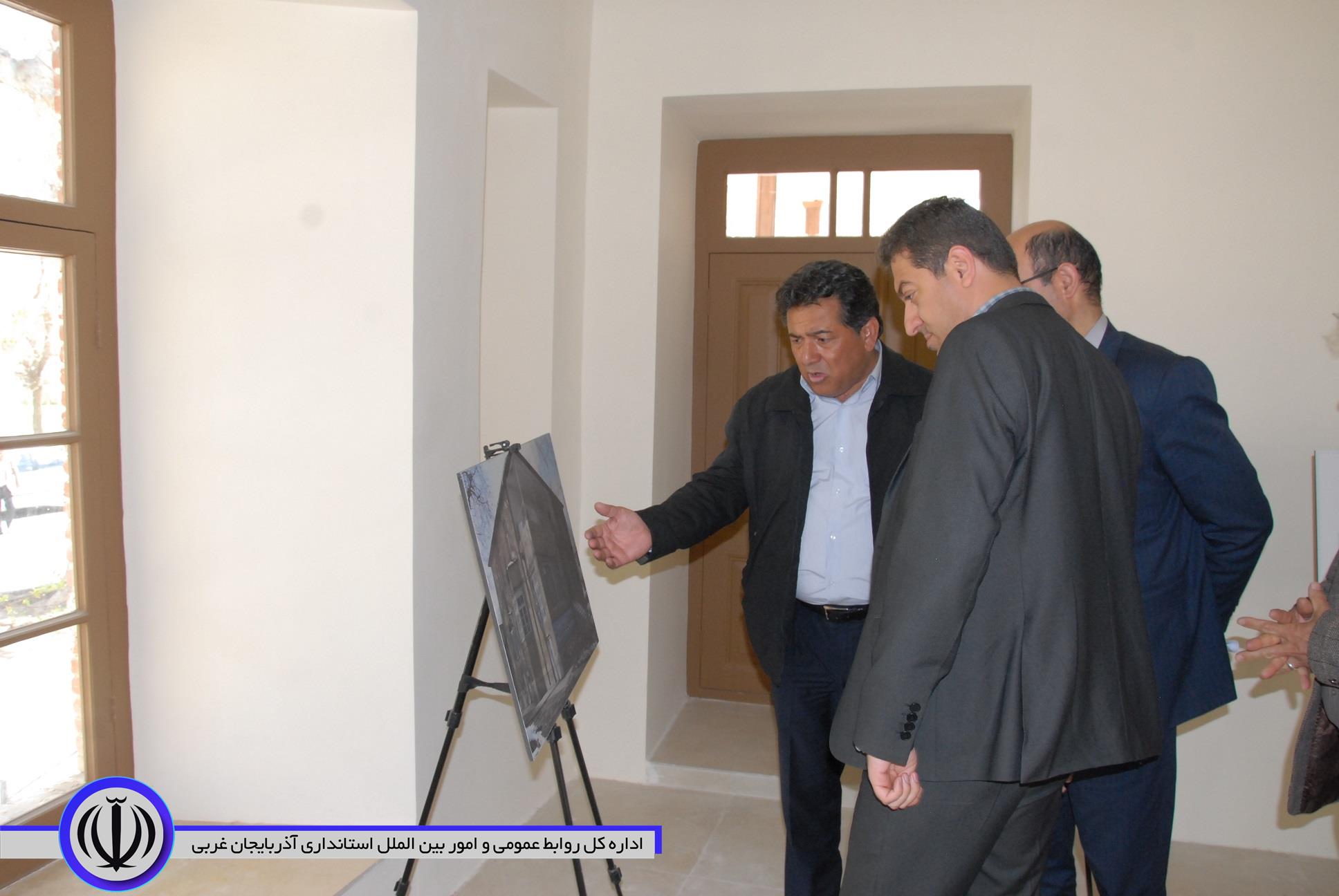 بازدید سرپرست معاونت هماهنگی امورعمرانی استاندارازروند بازسازی موزه طب ارومیه