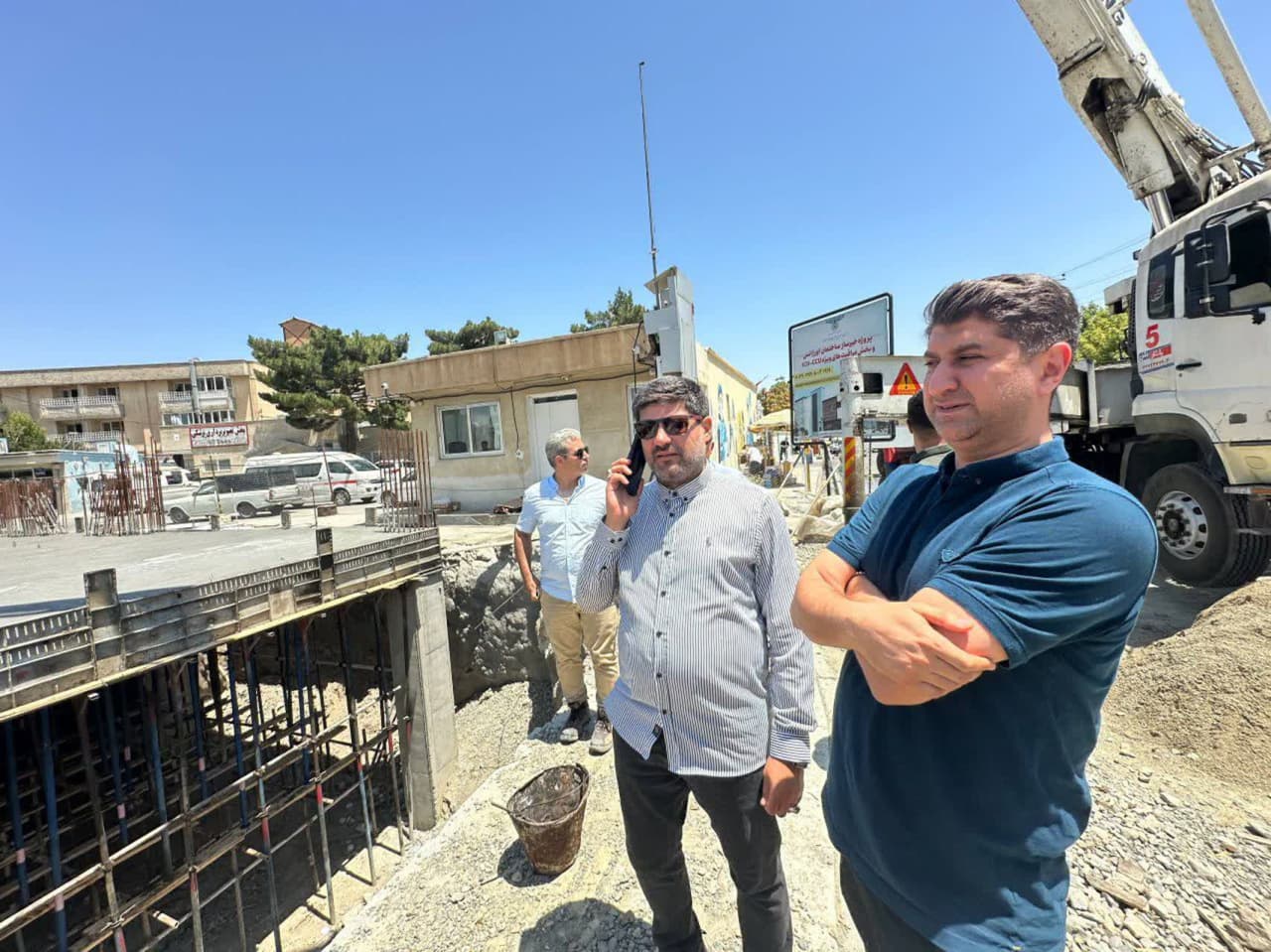 بازدید معاون هماهنگی امور عمرانی استاندار آذربایجانغربی از روند عملیات اجرایی اورژانس بیمارستان طالقانی ارومیه