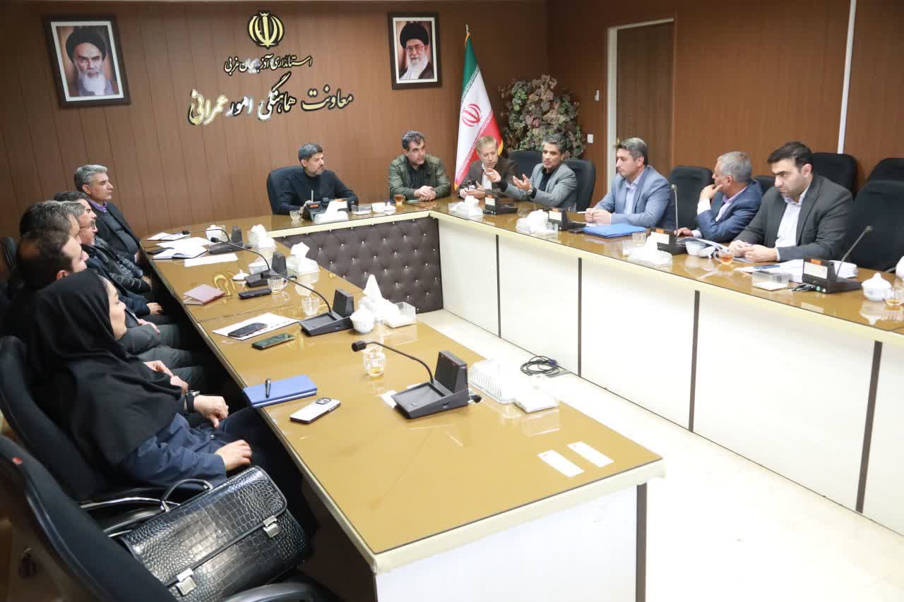 برگزاری جلسه بررسی مشکلات پروژه مجتمع تجاری ستادیوم ارومیه + تصاویر