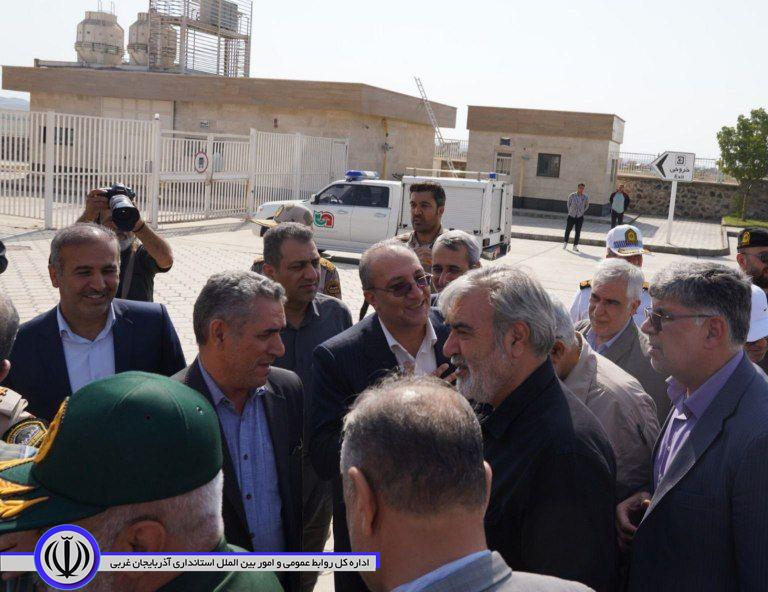 بازدید اعضا و رئیس کمیسیون امنیت ملی مجلس شورای اسلامی و معاون راهداری سازمان راهداری و حمل و نقل جاده ای از پایانه مرزی پلدشت در آذربایجان غربی+ آلبوم تصاویر