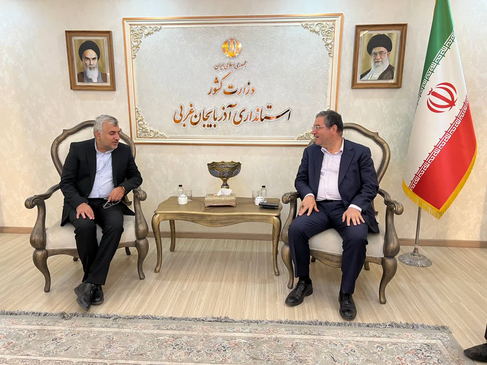 دیدار معاون دیپلماسی اقتصادی وزارت امور خارجه با استاندار آذربایجانغربی + تصاویر