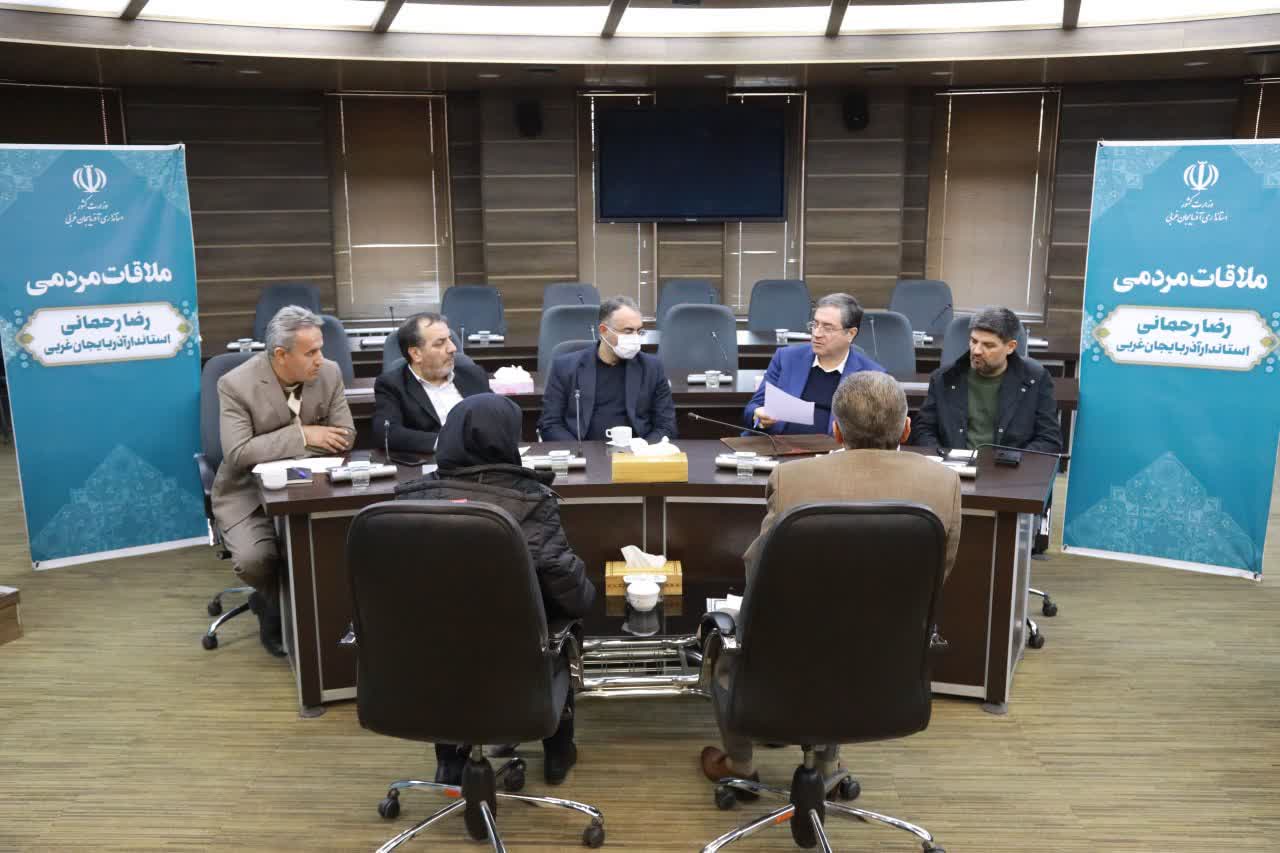 برگزاری ملاقات مردمی استاندار آذربایجانغربی + تصاویر