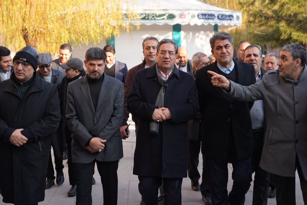 بازدید استاندار آذربایجان‌غربی از اماکن تاریخی شهر خوی + تصاویر