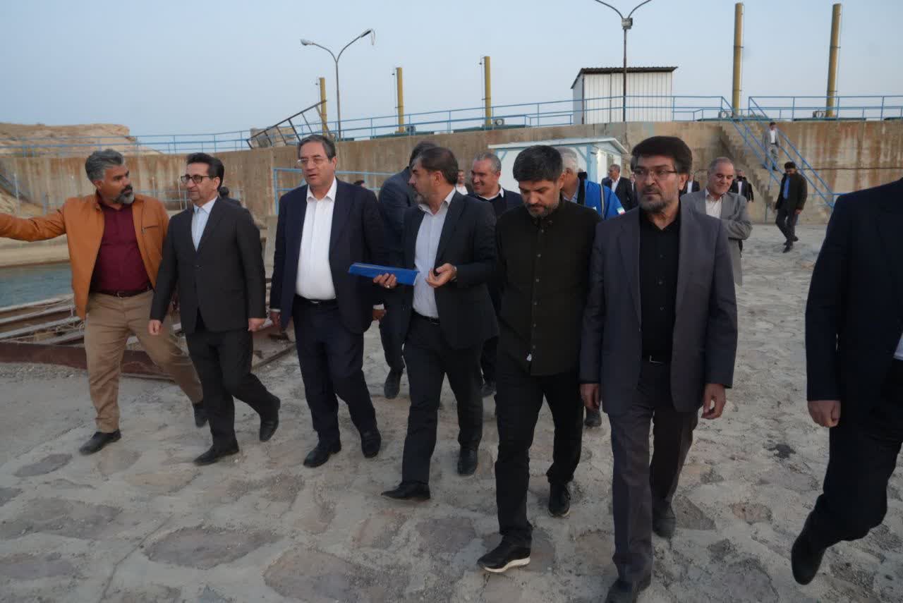 بازدید استاندار آذربایجانغربی از سد نوروزلو در میاندوآب + تصاویر