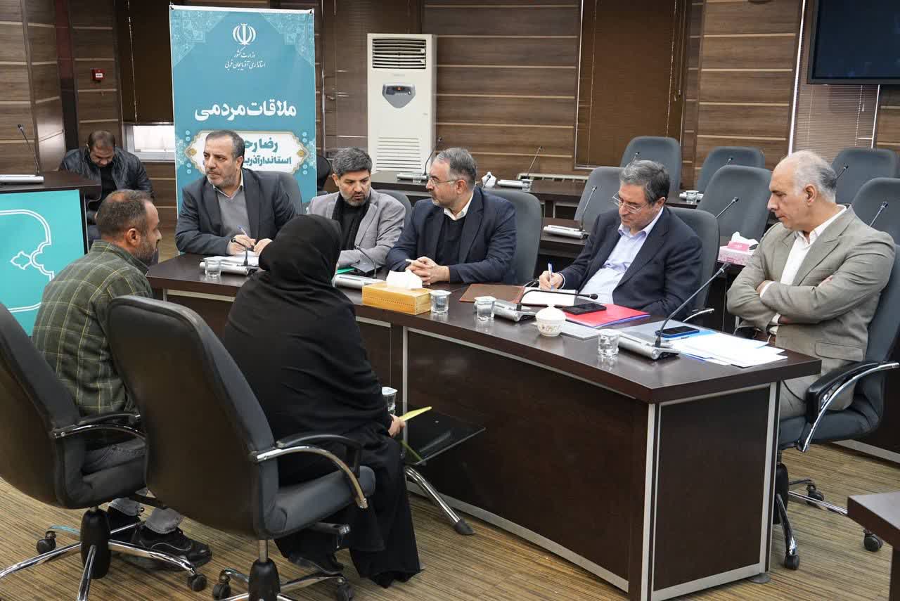 برگزاری ملاقات مردمی استاندار آذربایجان‌غربی + تصاویر