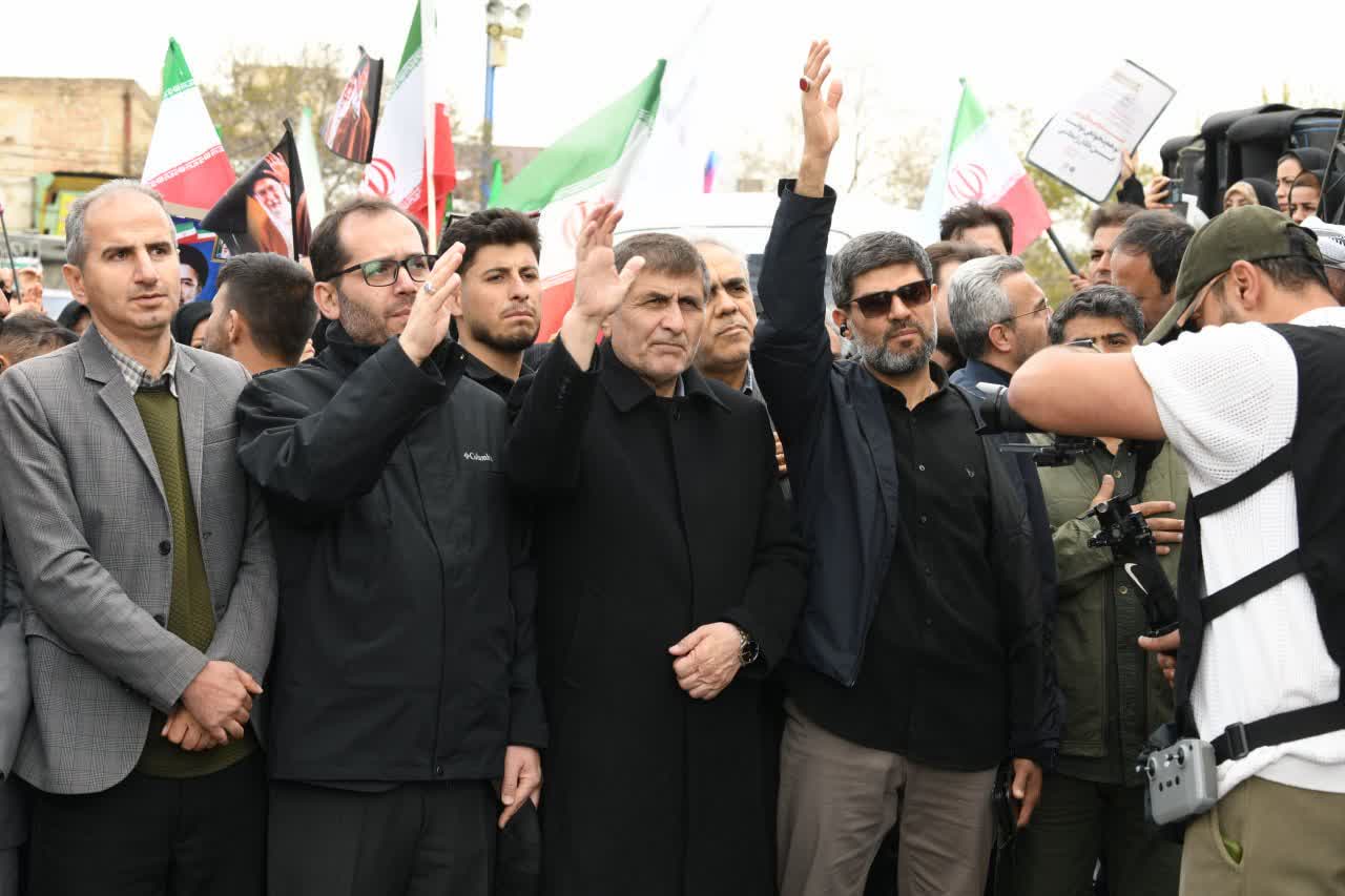 آلبوم تصویری / خروش یکپارچه مردم و مسئولان آذربایجان‌غربی در اربعین شهادت قائد امت اسلامی