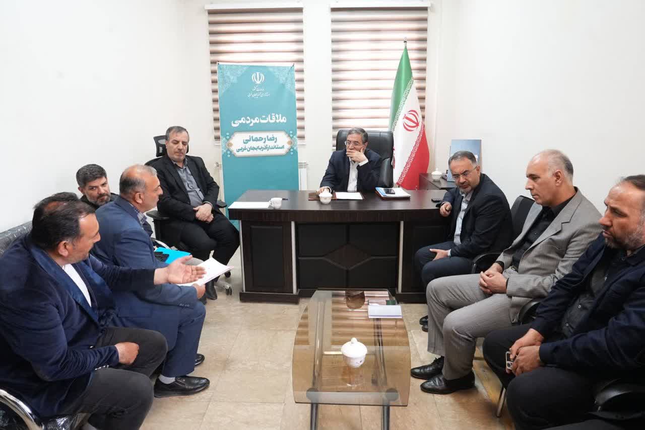 برگزاری ملاقات مردمی استاندار آذربایجان‌غربی + تصاویر