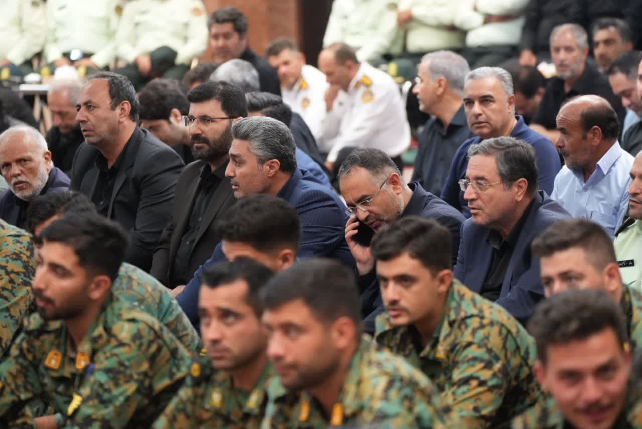 حضور استاندار آذربایجانغربی در مراسم بزرگداشت شهید علیرضا لطفی در ارومیه + تصاویر