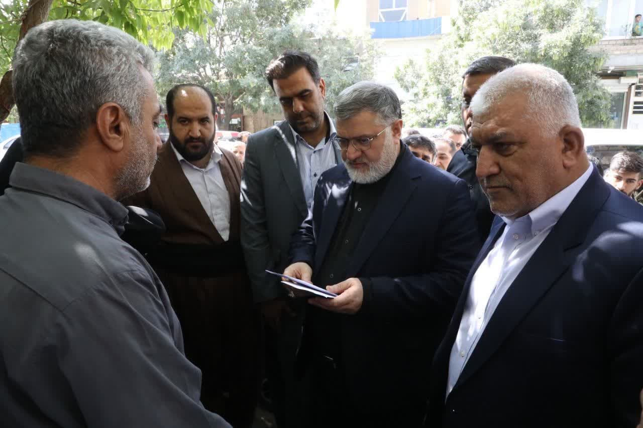 آلبوم تصویری / بازدید میدانی استاندار آذربایجانغربی از منطقه پشت تب مهاباد