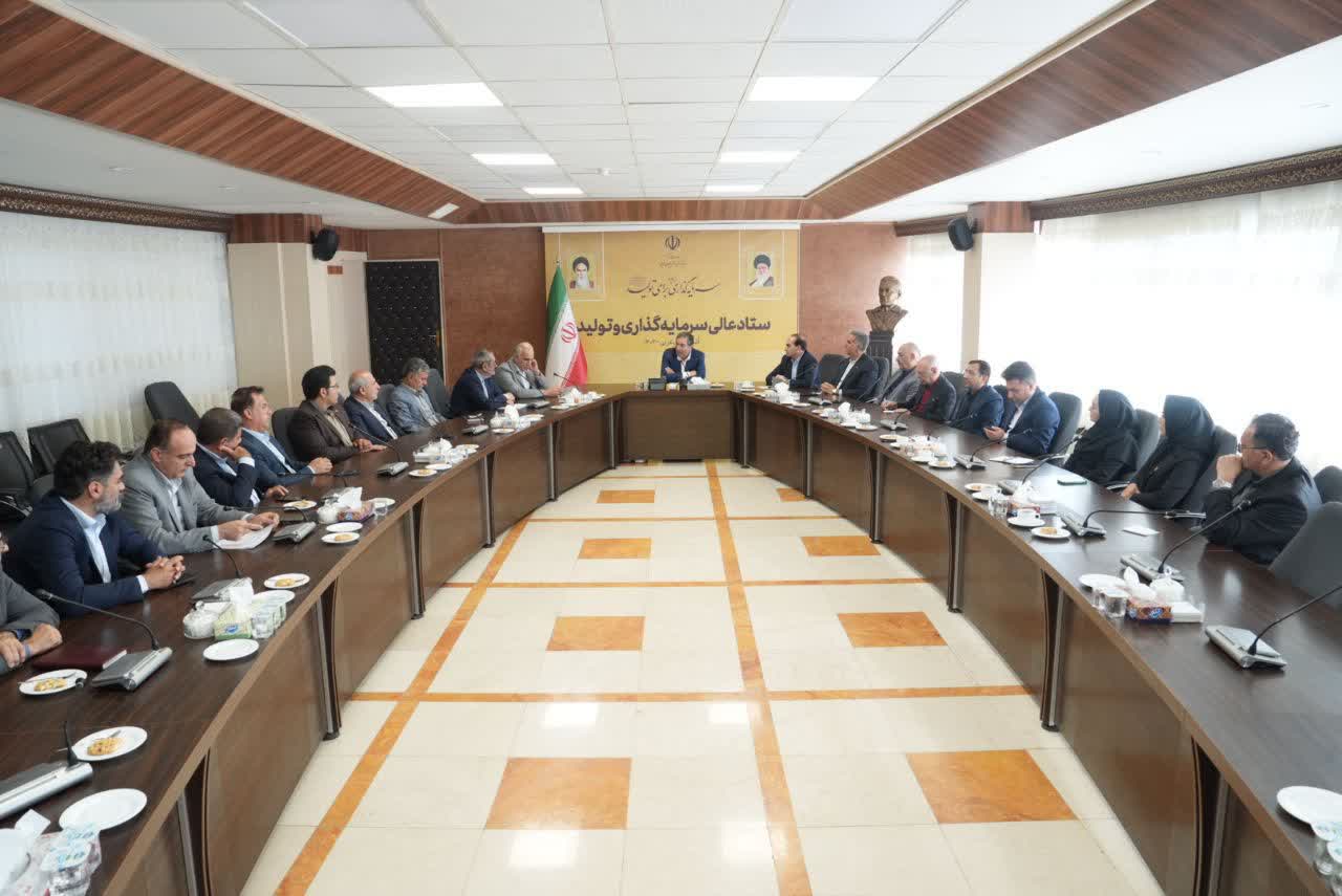 برگزاری جلسه ستاد عالی سرمایهگذاری و تولید آذربایجانغربی + تصاویر