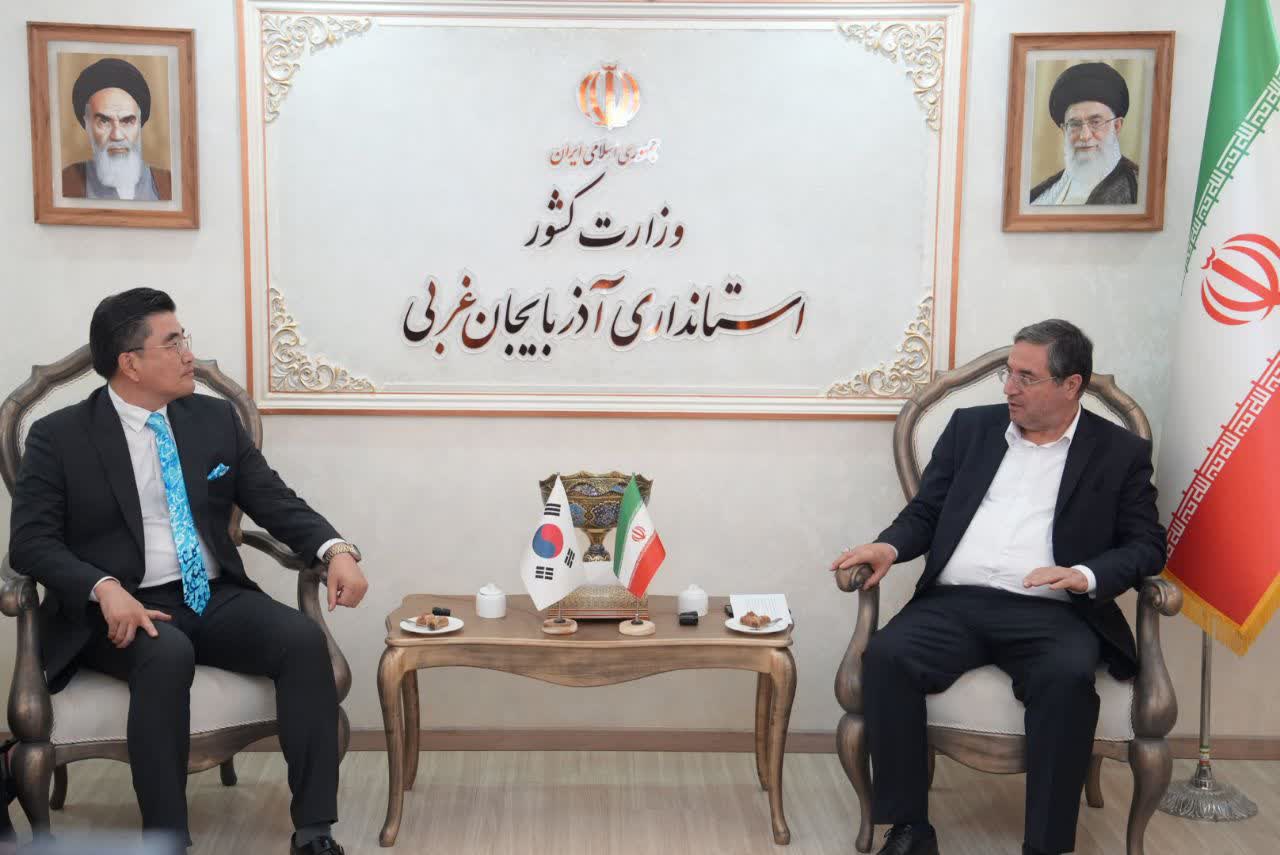 دیدار سفیر کره جنوبی در ایران با استاندار آذربایجانغربی + تصاویر
