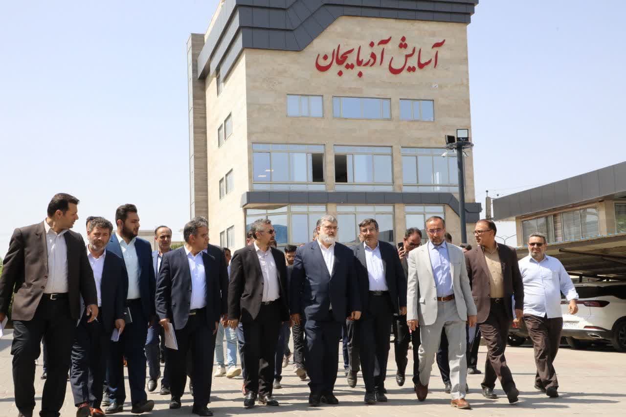 بازدید استاندار آذربایجان غربی از واحدهای تولیدی و صنعتی شهرستان میاندوآب + تصاویر
