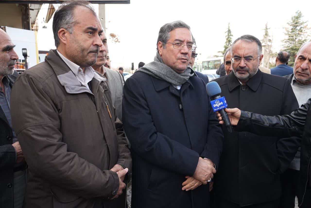 بازدید میدانی استاندار آذربایجان‌غربی از بازار ارومیه + تصاویر