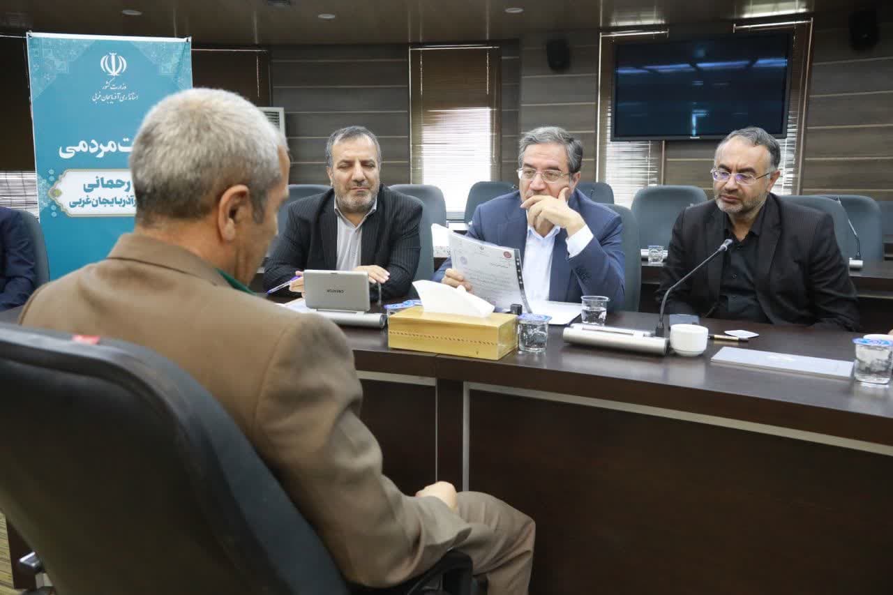 برگزاری ملاقات مردمی استاندار آذربایجانغربی + تصاویر