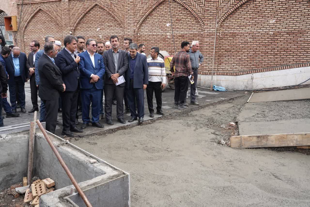 استاندار آذربایجانغربی روند تکمیل بارگاه شمس تبریزی را بررسی کرد