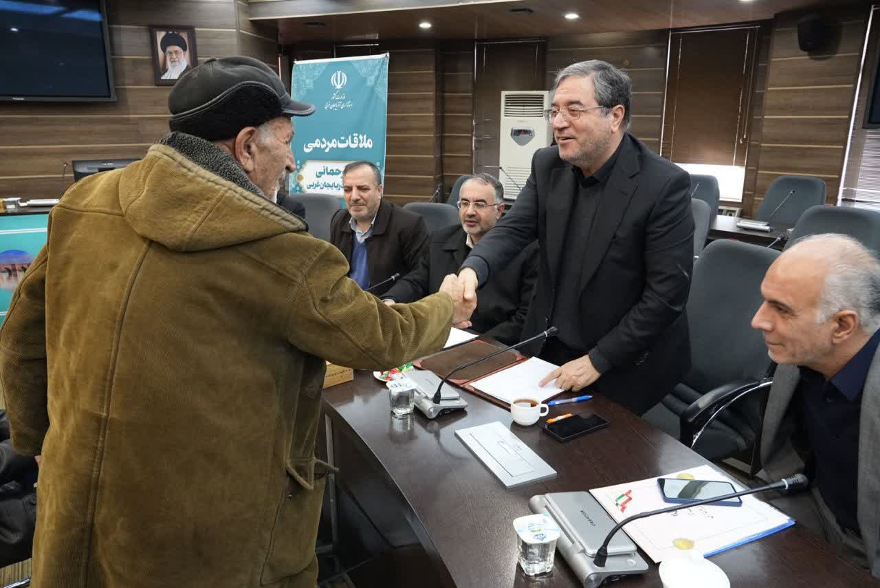 برگزاری ملاقات مردمی استاندار آذربایجان‌غربی + تصاویر