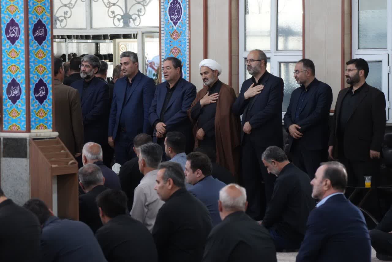 برگزاری آیین بزرگداشت شهدای والامقام حادثه تجاوز رژیم صهیونیستی به زندان اوین در ارومیه + تصاویر