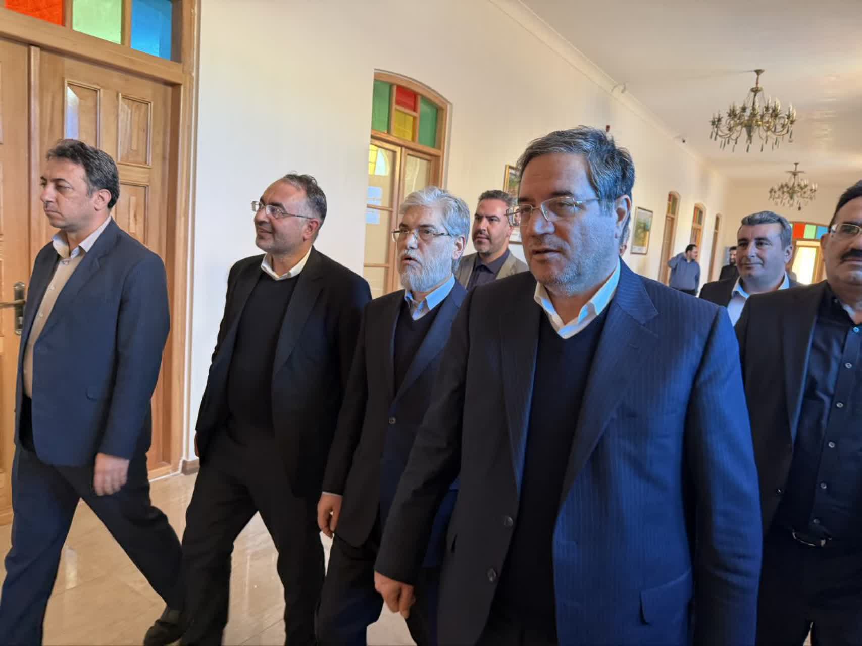 بازدید وزیر علوم و استاندار آذربایجان‌غربی از عمارت خورشید ارومیه + تصاویر