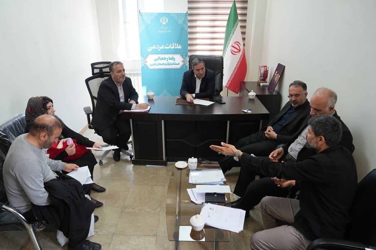 برگزاری ملاقات مردمی استاندار آذربایجان‌غربی + تصاویر