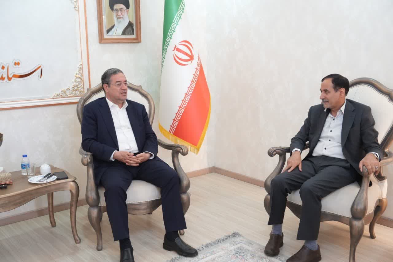 دیدار معاون آب و خاک وزیر جهاد کشاورزی با استاندار آذربایجانغربی + تصاویر