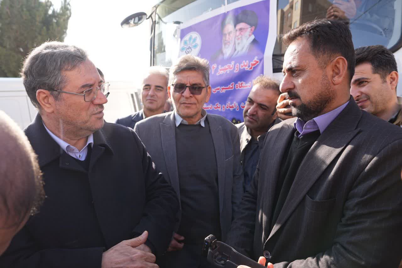 رونمایی از ماشین‌آلات جدید شهرداری اشنویه + تصاویر