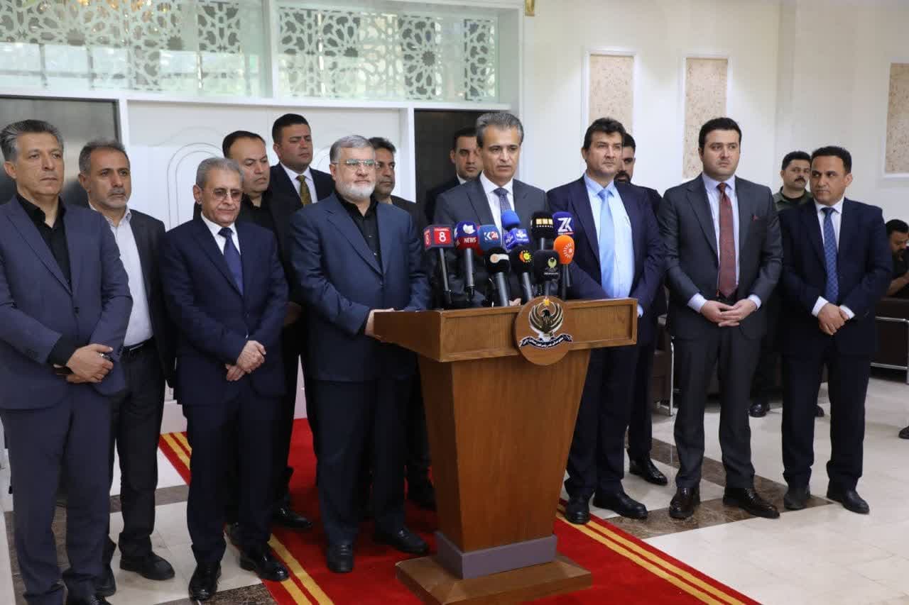 آلبوم تصویری / آغاز سفر استاندار آذربایجان غربی به اقلیم کردستان عراق