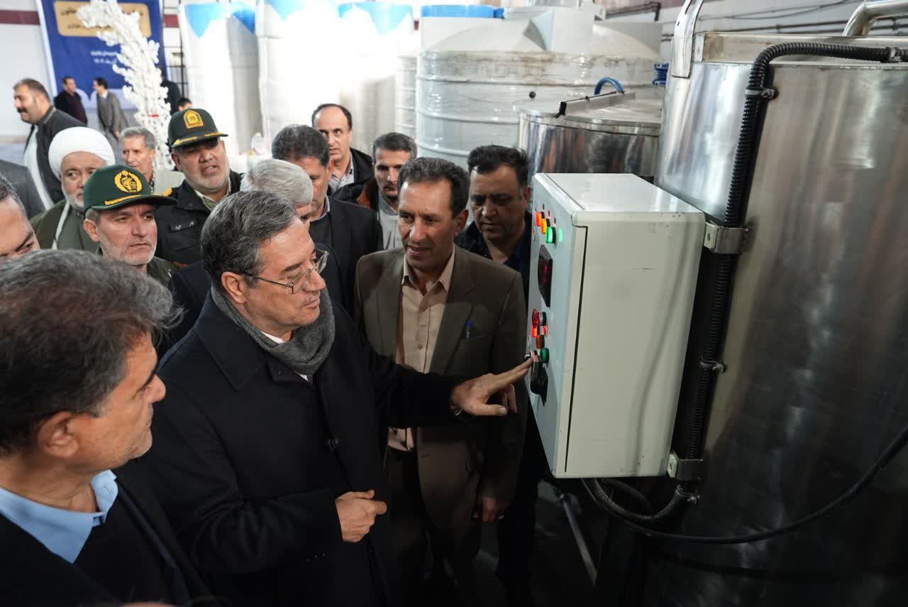 برگزاری آیین افتتاح واحد تولید دستمال مرطوب در چایپاره + تصاویر